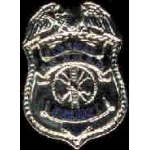 USMC MARINE CORPS MCAS FIREMAN MINI BADGE PIN